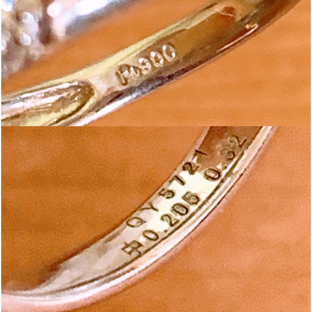 照り照り✨計0.525CT✨プラチナパヴェダイヤリング　プラチナダイヤリング レディースのアクセサリー(リング(指輪))の商品写真