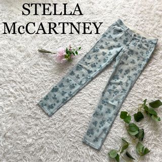 ステラマッカートニー(Stella McCartney)のめるみ様専用【超希少】ステラマッカートニー　花柄デニム　テーパード　ダメージ(デニム/ジーンズ)