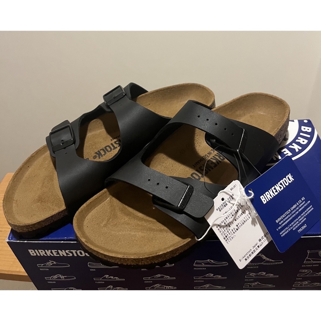 BIRKENSTOCK(ビルケンシュトック)の新品未使用　ビルケンシュトック　BIRKENSTOCK BLACK 24cm レディースの靴/シューズ(サンダル)の商品写真