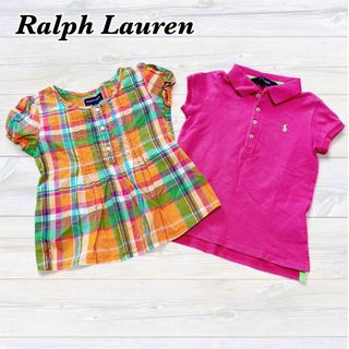 ラルフローレン(Ralph Lauren)の【おまとめ2点】ラルフローレン チュニック ポロシャツ ポイント刺繍 115cm(Tシャツ/カットソー)