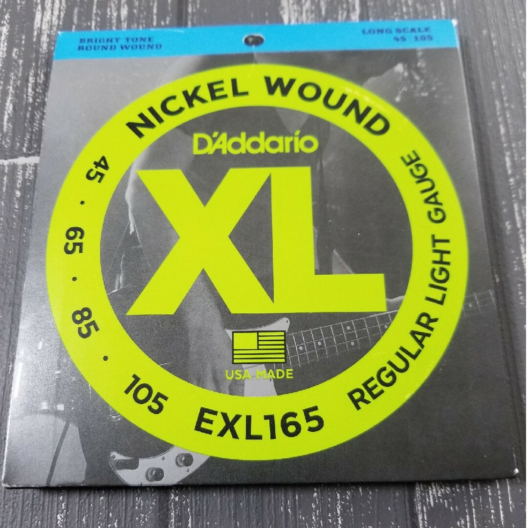 新品　D'Addario ダダリオ ベース弦 ニッケル EXL165 楽器のベース(弦)の商品写真