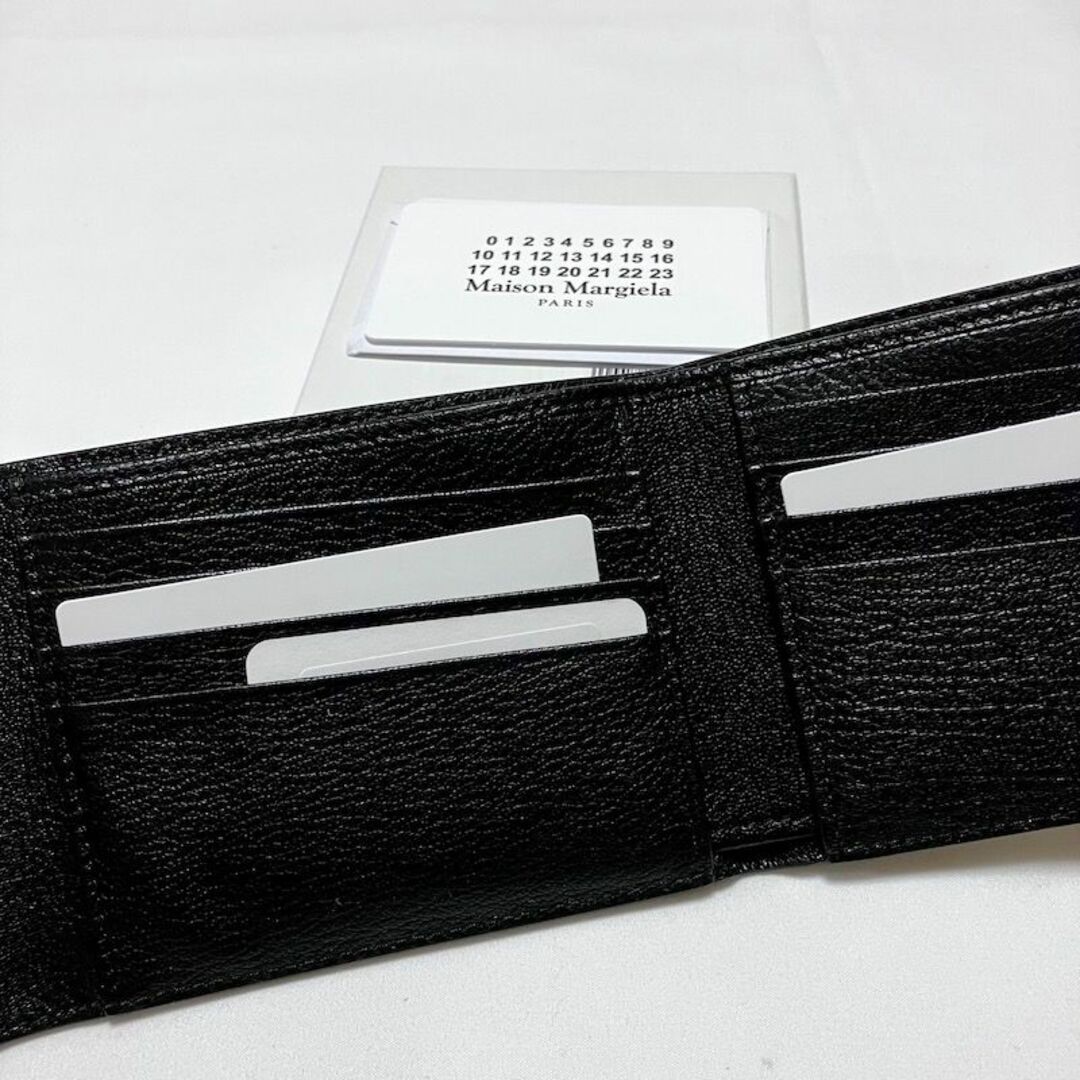Maison Martin Margiela(マルタンマルジェラ)の新品 22ss マルジェラ ミニ ウォレット 折財布 黒 5033 メンズのファッション小物(折り財布)の商品写真