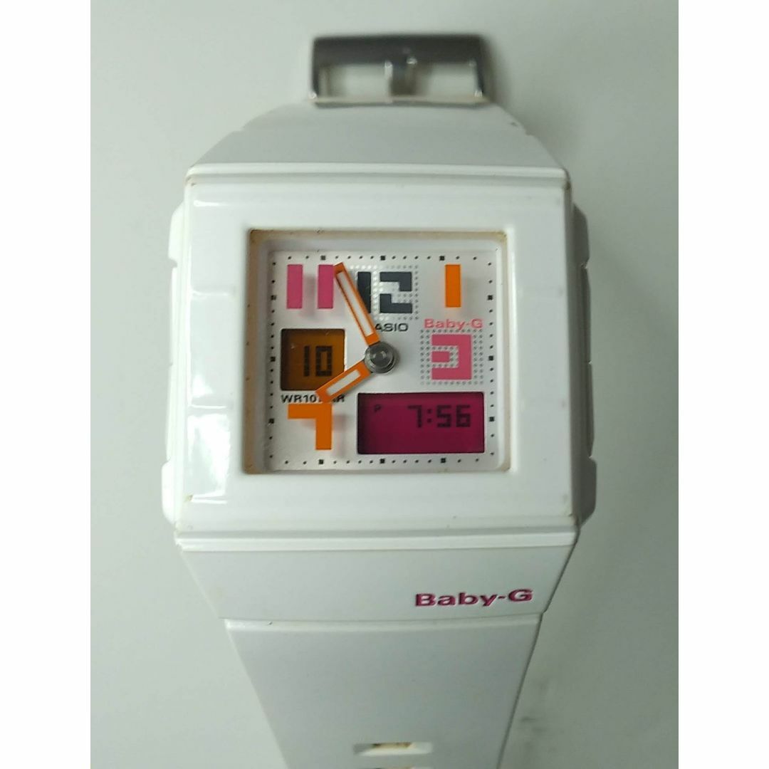 CASIO カシオ Baby-G BGA-200PD レディース ホワイトの通販 by 花音 CASIO Baby-G BGA-200PD-1B