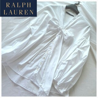 ラルフローレン(Ralph Lauren)のRALPH LAUREN ラルフローレン ボウタイ ブラウス サイズ6(シャツ/ブラウス(長袖/七分))