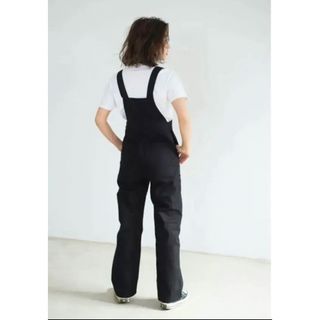 LASHIKU  slim overall ブラック