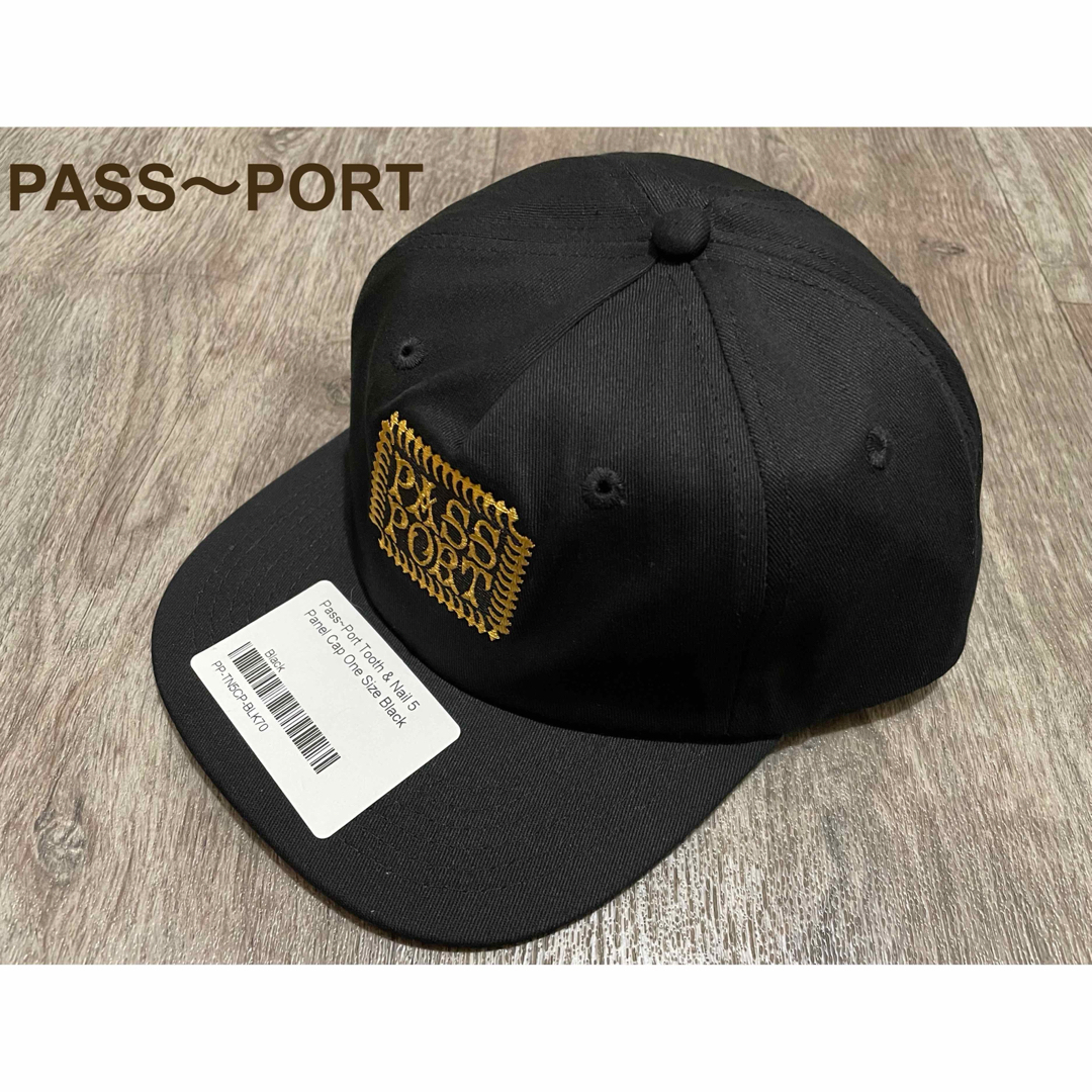 帽子【注目ブランド】PASS〜PORT Emblem Logo Cap