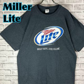 ギルタン(GILDAN)のMiller Lite ミラーライトビール 両面デザイン Tシャツ 半袖 輸入品(Tシャツ/カットソー(半袖/袖なし))