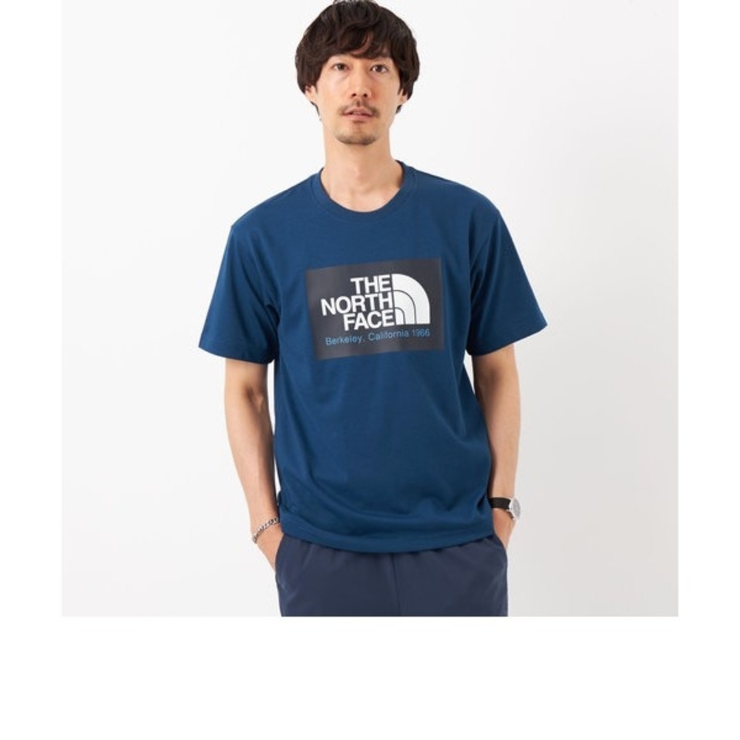 THE NORTH FACE(ザノースフェイス)の新品！THE NORTH FACE＞カリフォルニアロゴ Tシャツ(ブルーL) メンズのトップス(Tシャツ/カットソー(半袖/袖なし))の商品写真