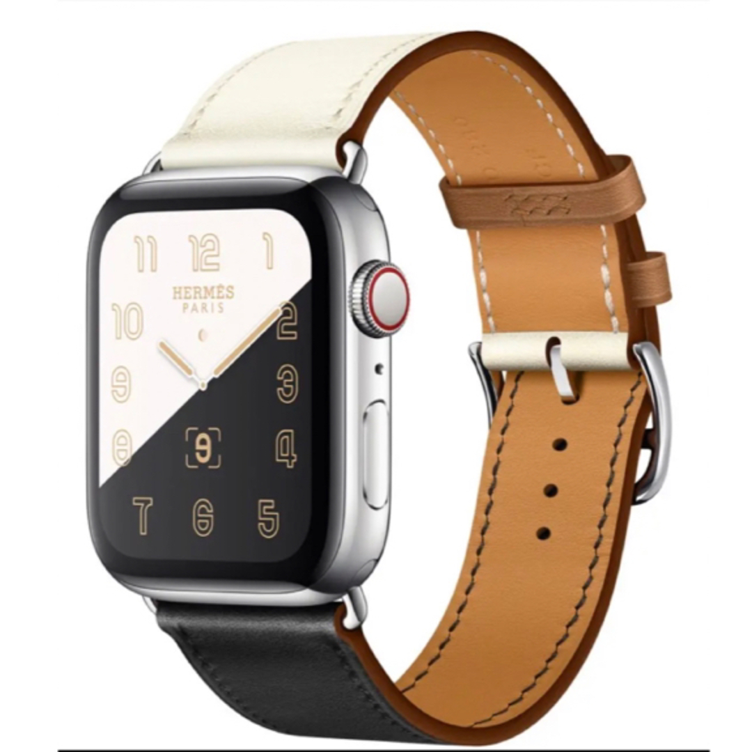 Hermes - 新品未使用 Apple Watch HERMESレザーベルト ホワイト