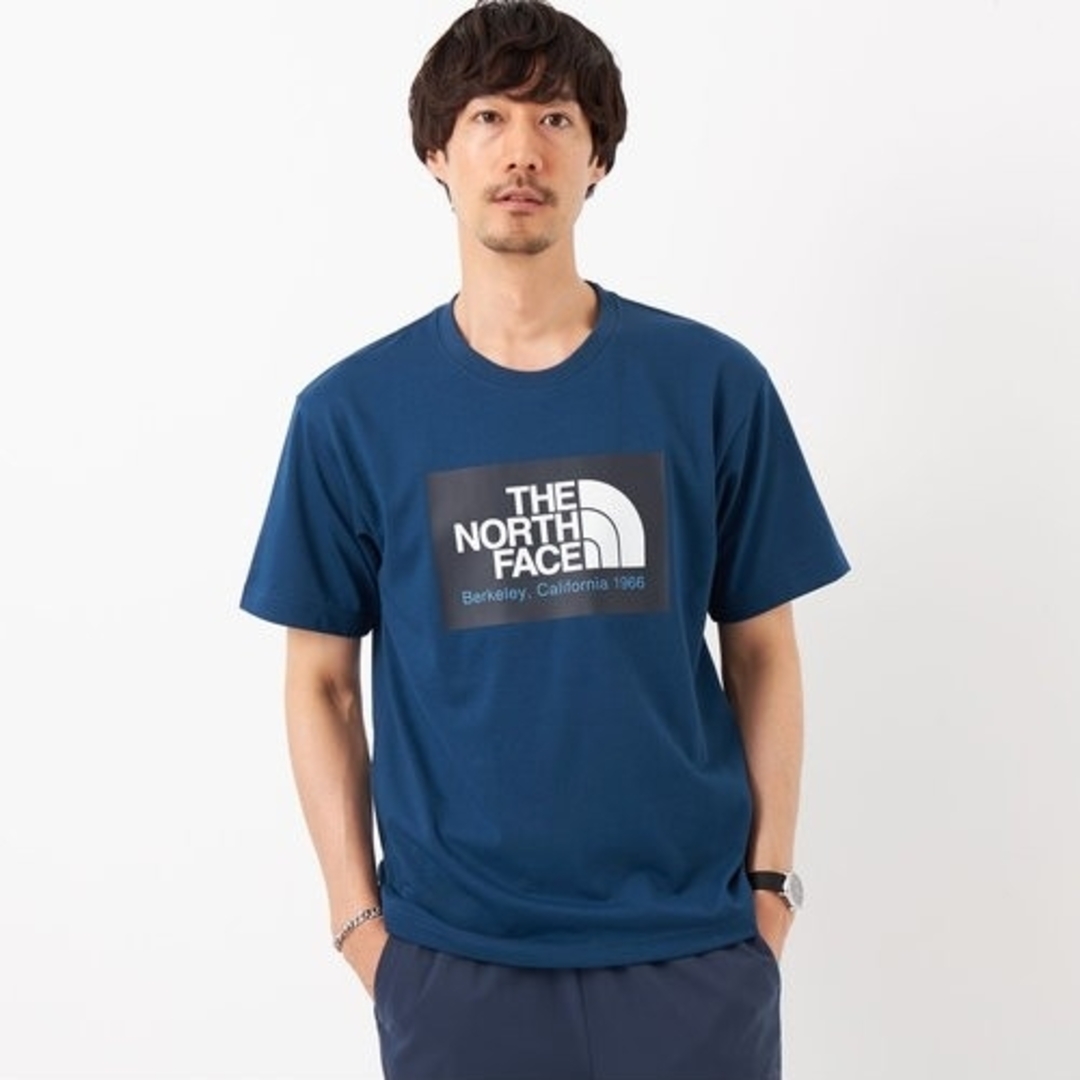 THE NORTH FACE(ザノースフェイス)の新品！THE NORTH FACE＞カリフォルニアロゴ Tシャツ(ブルーM) メンズのトップス(Tシャツ/カットソー(半袖/袖なし))の商品写真