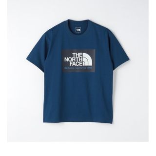 ザノースフェイス(THE NORTH FACE)の新品！THE NORTH FACE＞カリフォルニアロゴ Tシャツ(ブルーM)(Tシャツ/カットソー(半袖/袖なし))