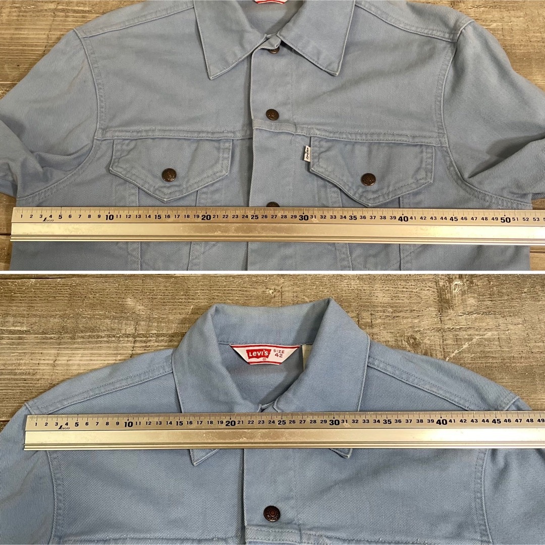 激レア種 Levi's 70505 bigE コットンツイル スカイブルー 42