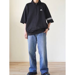 アディダス(adidas)の00s 古着 adidas ハーフジップ トラックジャケット ジャージ(Tシャツ/カットソー(半袖/袖なし))