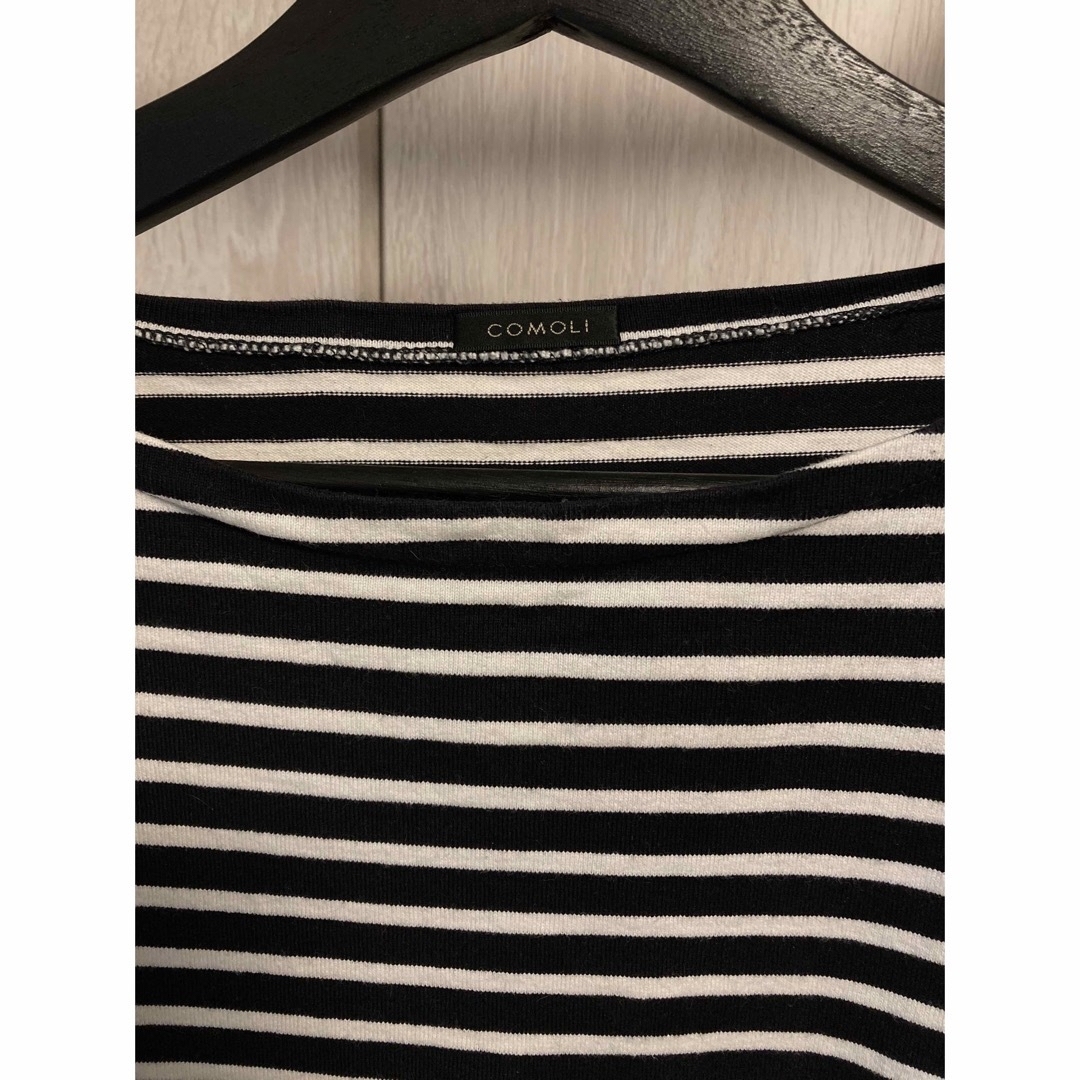 COMOLI - 【F様専用】COMOLI ボーダー バスクシャツ サイズ2 コモリ