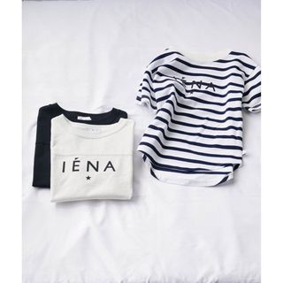 イエナ(IENA)のIENA ENFANT エトワールロゴ半袖TシャツKids サイズXLブラック(Tシャツ(半袖/袖なし))