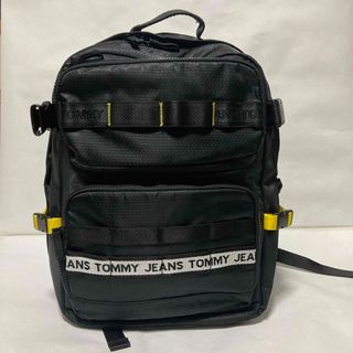 トミーヒルフィガー(TOMMY HILFIGER)のトミージーンズ　トミーヒルフィガー　リュック　バックパック　黒　ブラック　大容量(バッグパック/リュック)