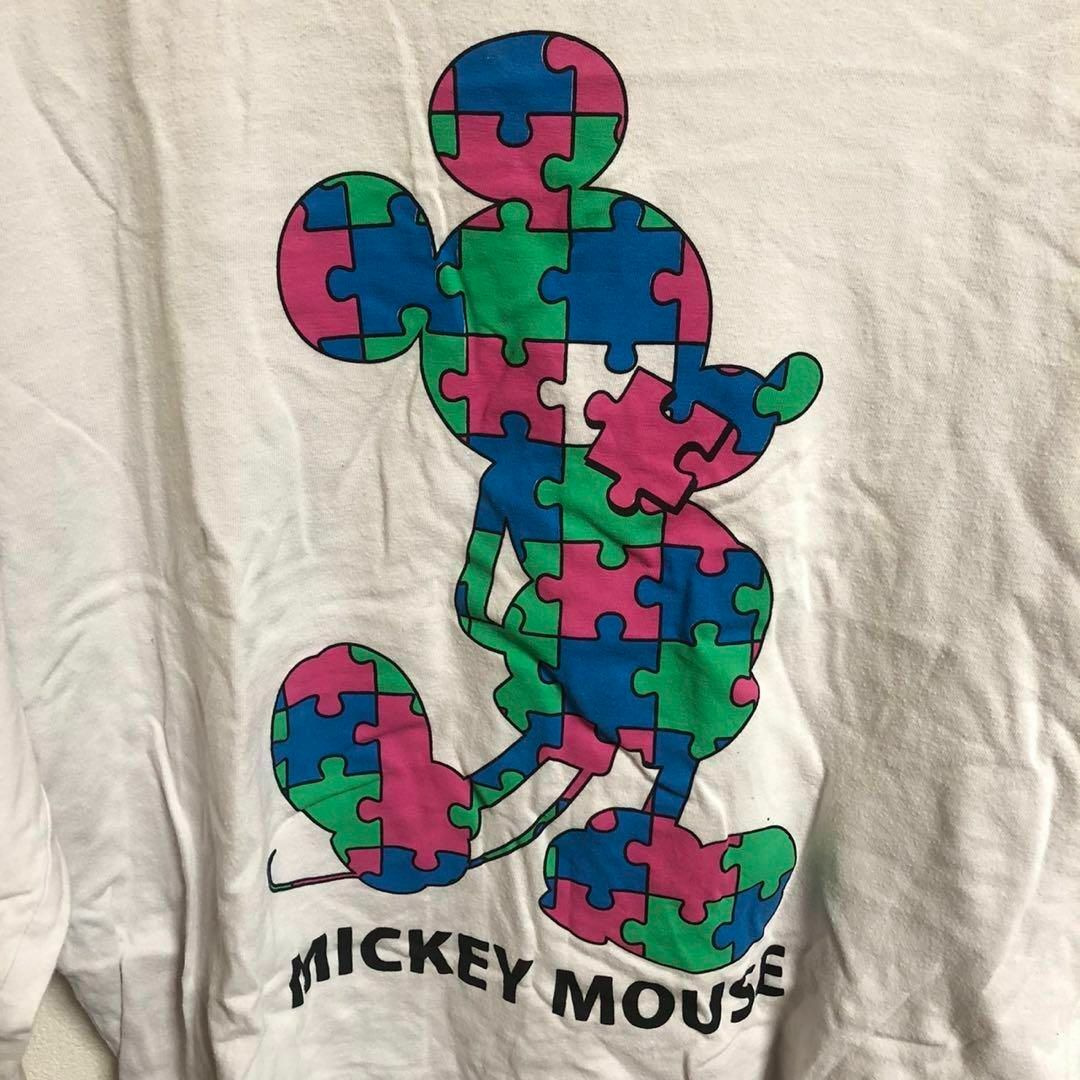 【美品】Disney  一点物 長袖カットソー　サイズM メンズのトップス(Tシャツ/カットソー(七分/長袖))の商品写真