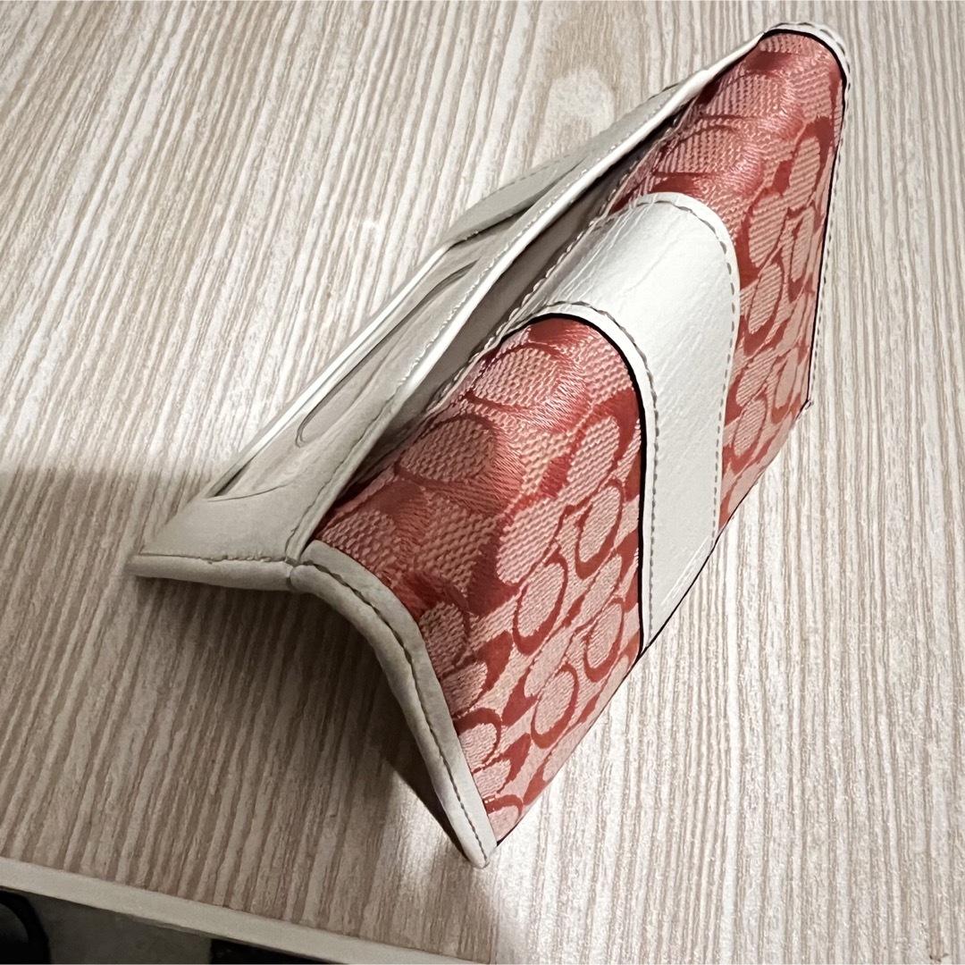 ★美品★coach コーチ カードケース パスケース 定期入れ シグネチャー