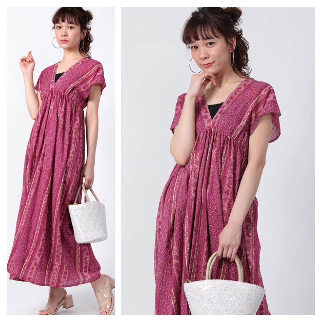 美品 フリークスストア インド パネル ストライプ ワンピース 定価10175円 | フリマアプリ ラクマ