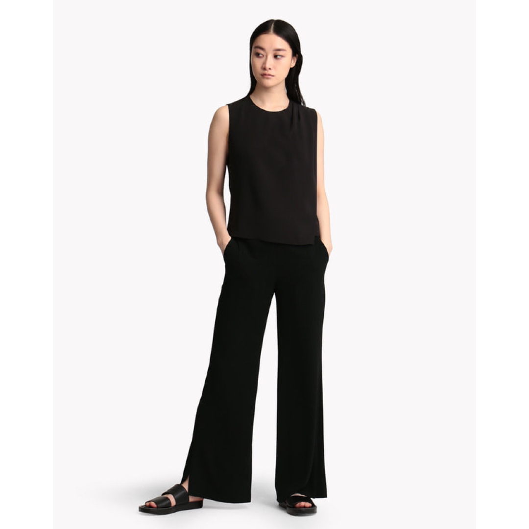 theory - theory 20SS ウォッシャブル スリット入りフレアパンツ 股下 ...