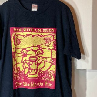 マンウィズアミッション(MAN WITH A MISSION)の【限定品】MAN WITH A MISSION Tシャツ M(Tシャツ/カットソー(半袖/袖なし))