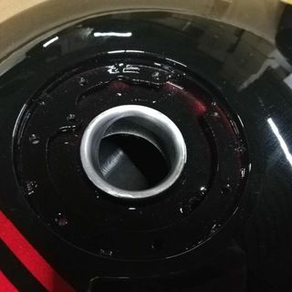 ゼファーΧ 火の玉 外装 セット 黒赤 ワイドフェンダー/Z2 塗立ての通販