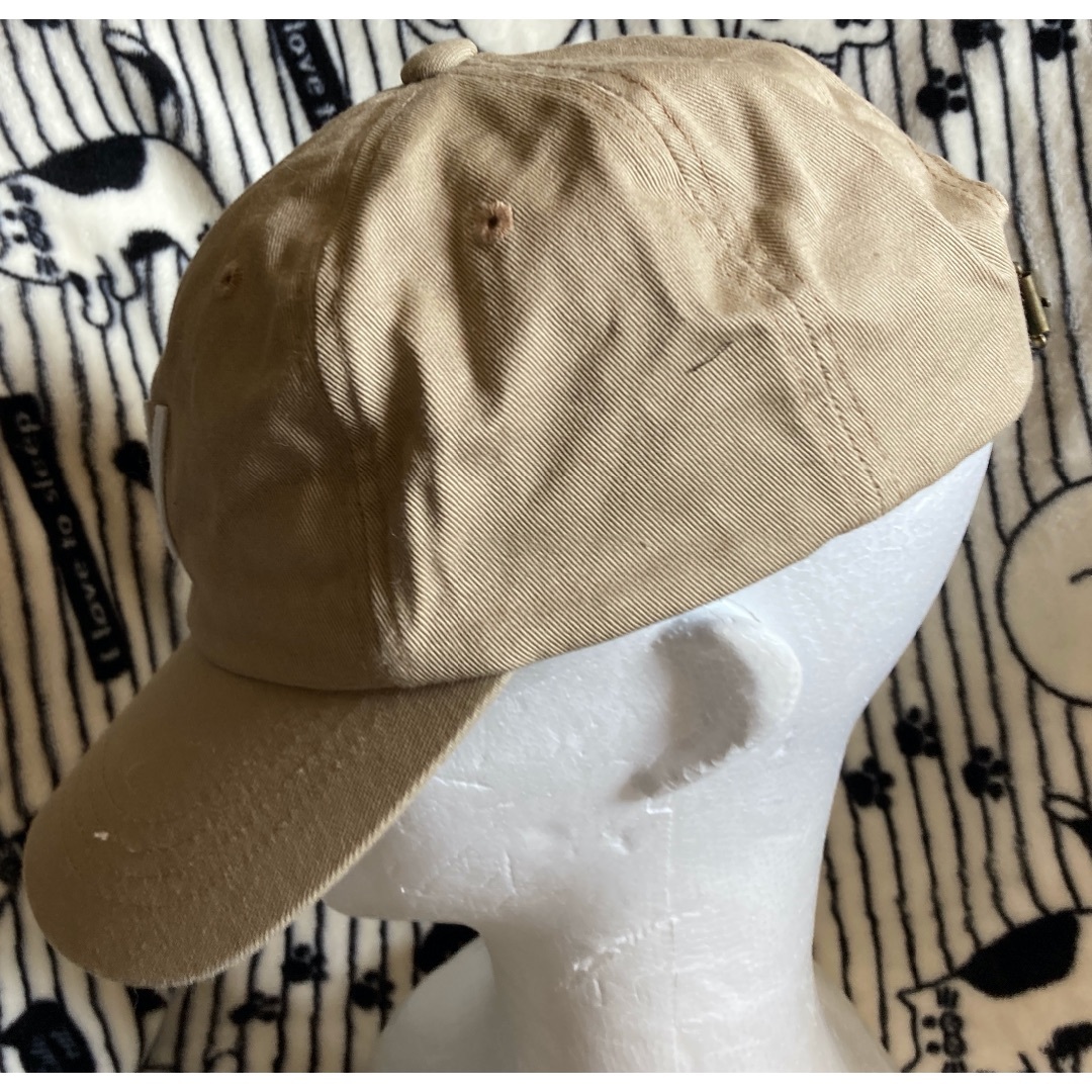 Ruben(ルーベン)のベージュカラーキャップ【RUBEN(ルーベン)】程度良好スナップバック帽子CAP レディースの帽子(キャップ)の商品写真