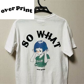 OVER PRINT SO WHAT s/s Tshirt(Tシャツ/カットソー(半袖/袖なし))