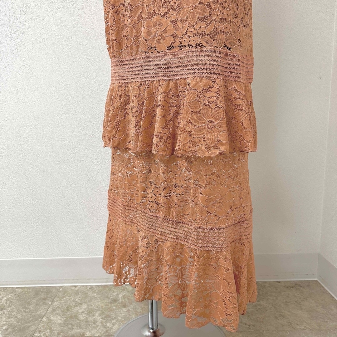 asos - 新品未使用⭐︎Little Mistress レースタイトロングドレス Mの
