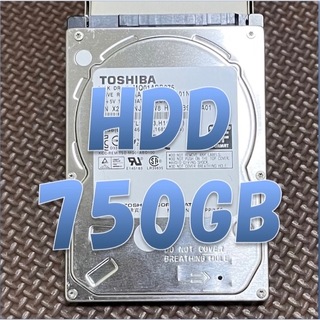 トウシバ(東芝)の【正常動作確認済】750GB HDD 東芝　SATA ハードディスク(PCパーツ)