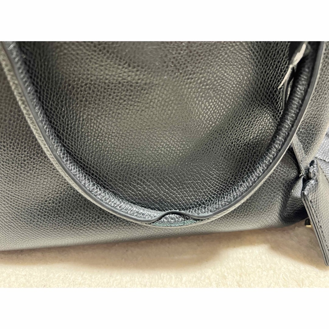 COACH(コーチ)の中古　コーチ　バッグ　ブラック　F34607 クロスグレインレザー レディースのバッグ(ハンドバッグ)の商品写真