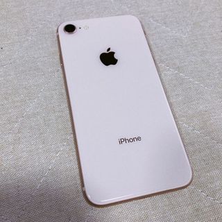 【美品】iPhone8 ローズゴールド 付属品完備 SIMロックあり(au)