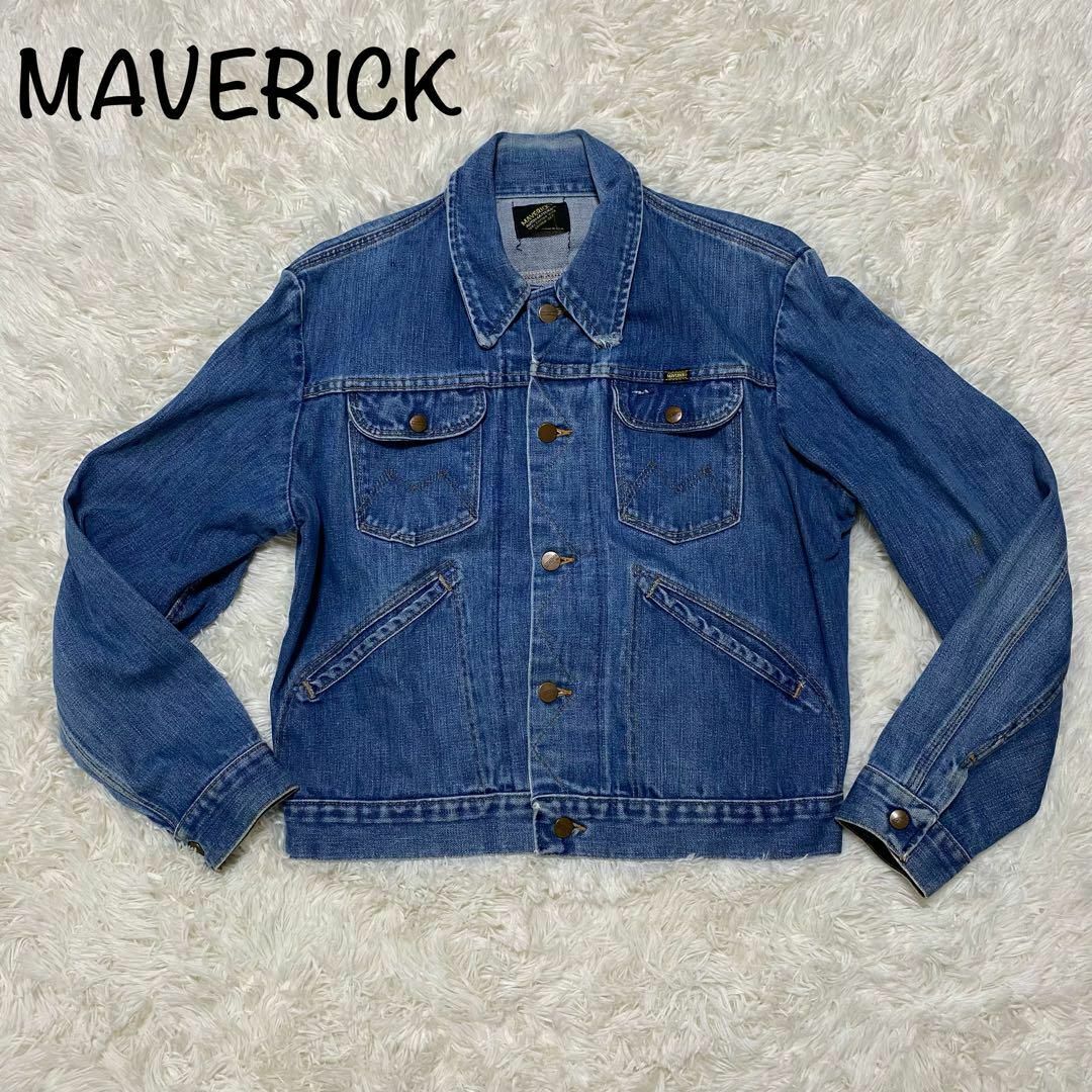 美品】MAVERICK 70's USA製 デニムジャケット ヴィンテージ-