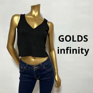 ゴールズインフィニティ(GOLDS infinity)の【2884】GOLDS infinity Vネック ビスチェ(カットソー(半袖/袖なし))