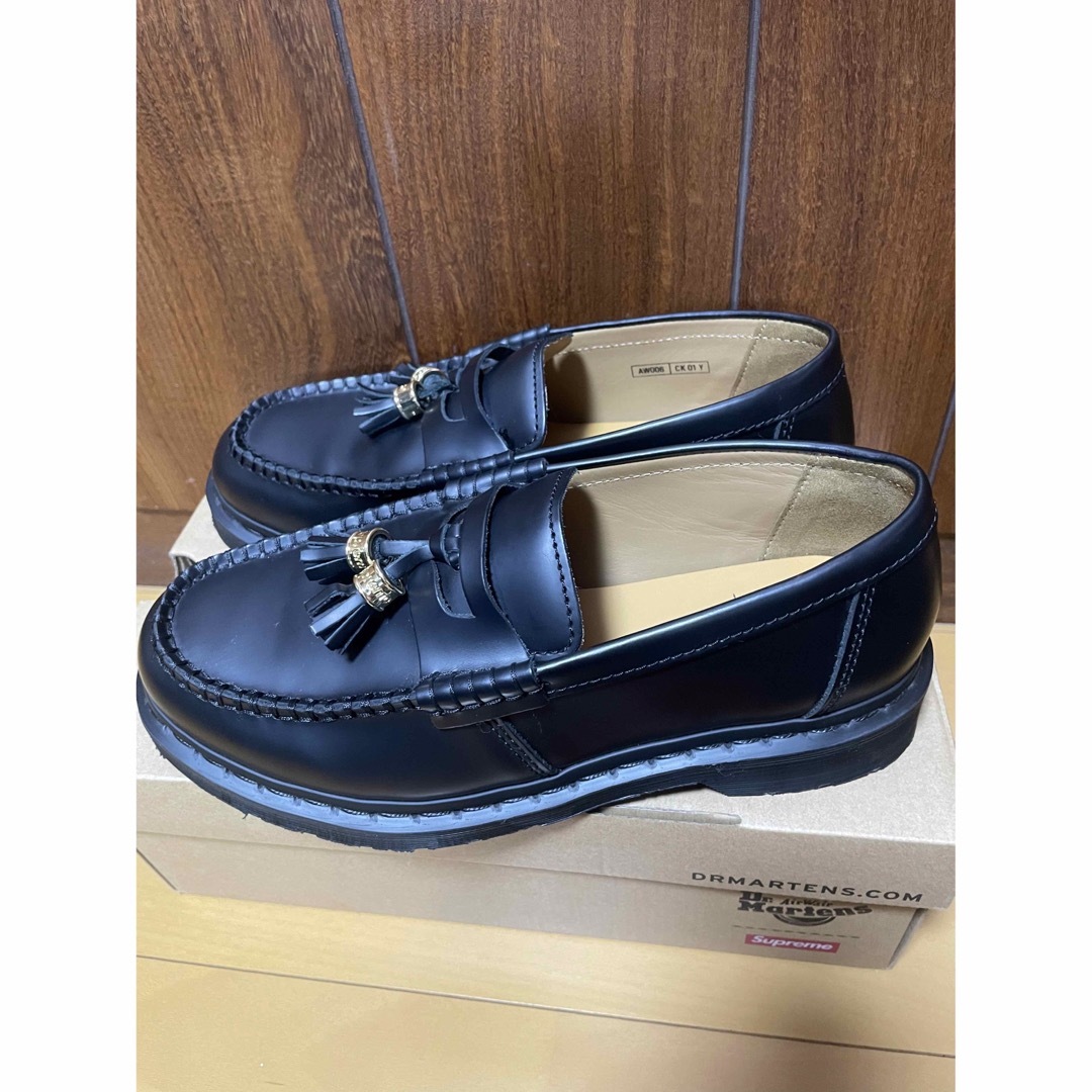 靴/シューズSupreme × Dr.Martens Loafer Black