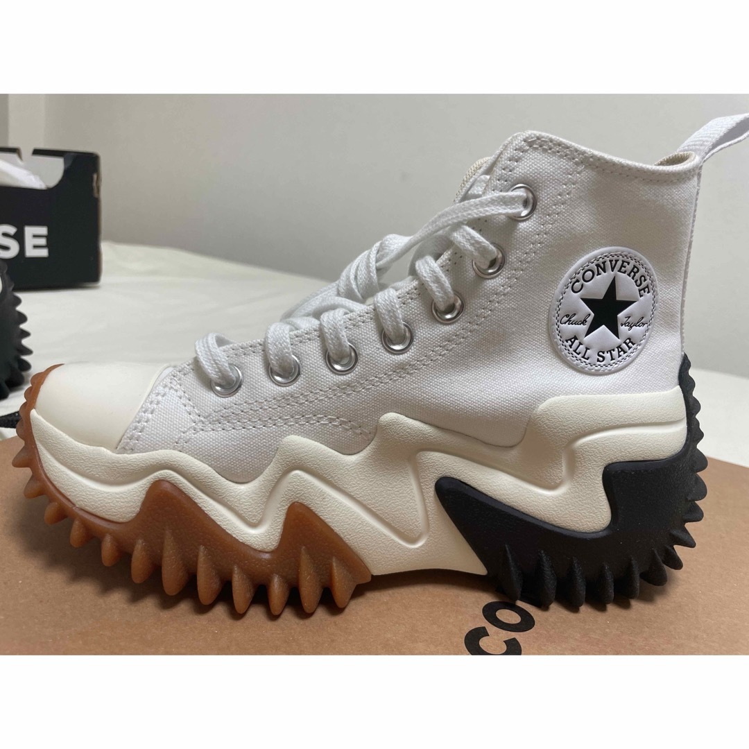 CONVERSE(コンバース)のchocoさん専用ランスターモーション　ハイカット　ブラック　23.5 レディースの靴/シューズ(スニーカー)の商品写真