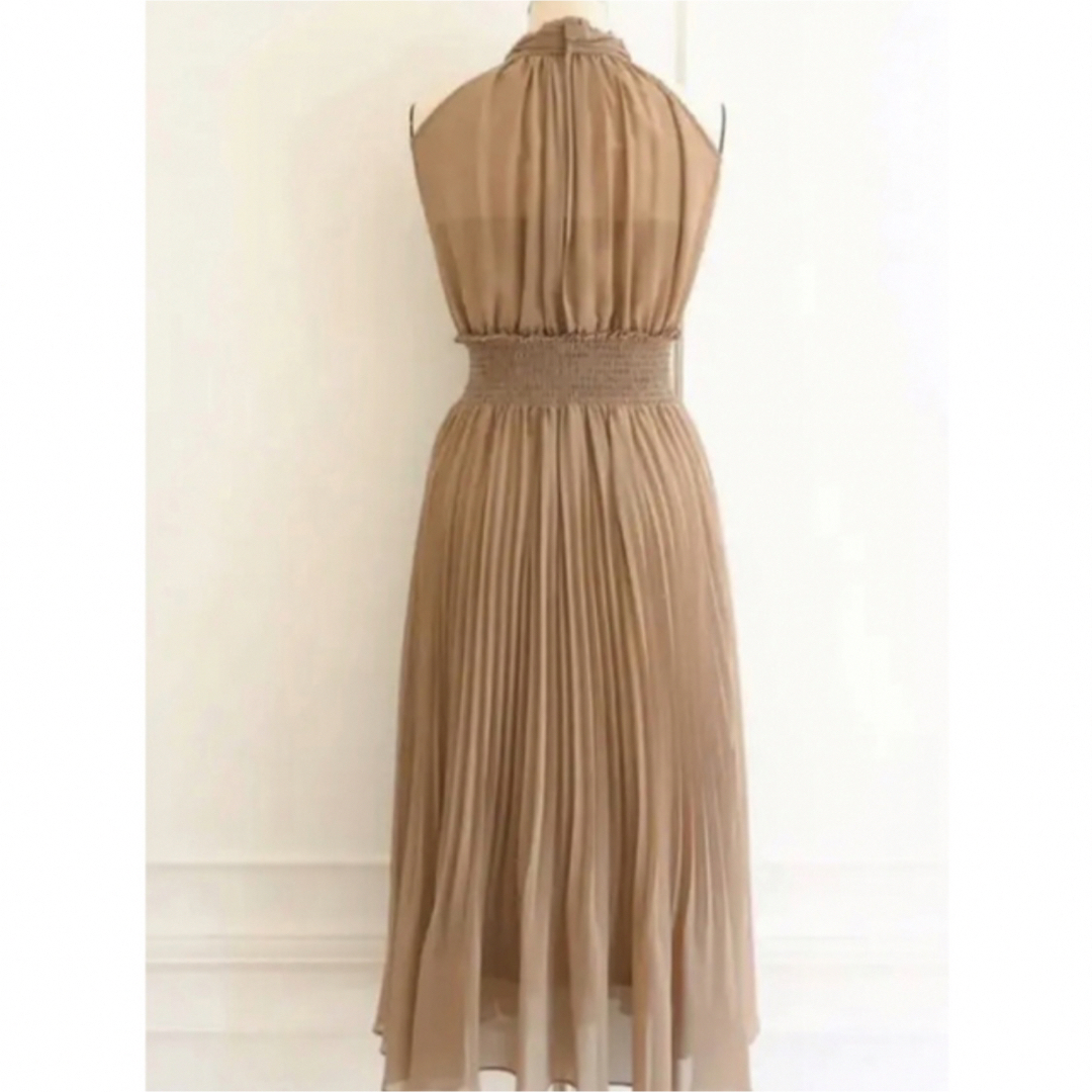 Her lip to(ハーリップトゥ)のPleated Chiffon Ribbon Midi Dress レディースのワンピース(ひざ丈ワンピース)の商品写真