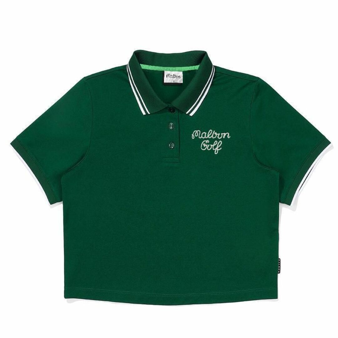 マルボン ゴルフ ポロシャツ malbon Tシャツ レディース【S～L】緑