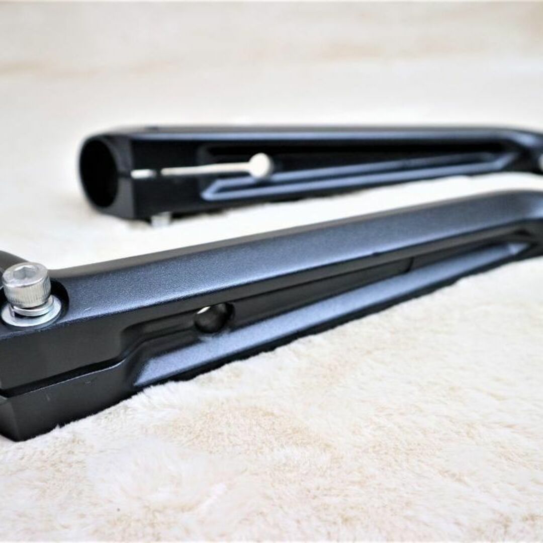 1200ハンドル 黒 + 車種専用 延長 変換キット メッキ 1200ハンドル 黒 + 車種専用 延長 変換キット メッキ