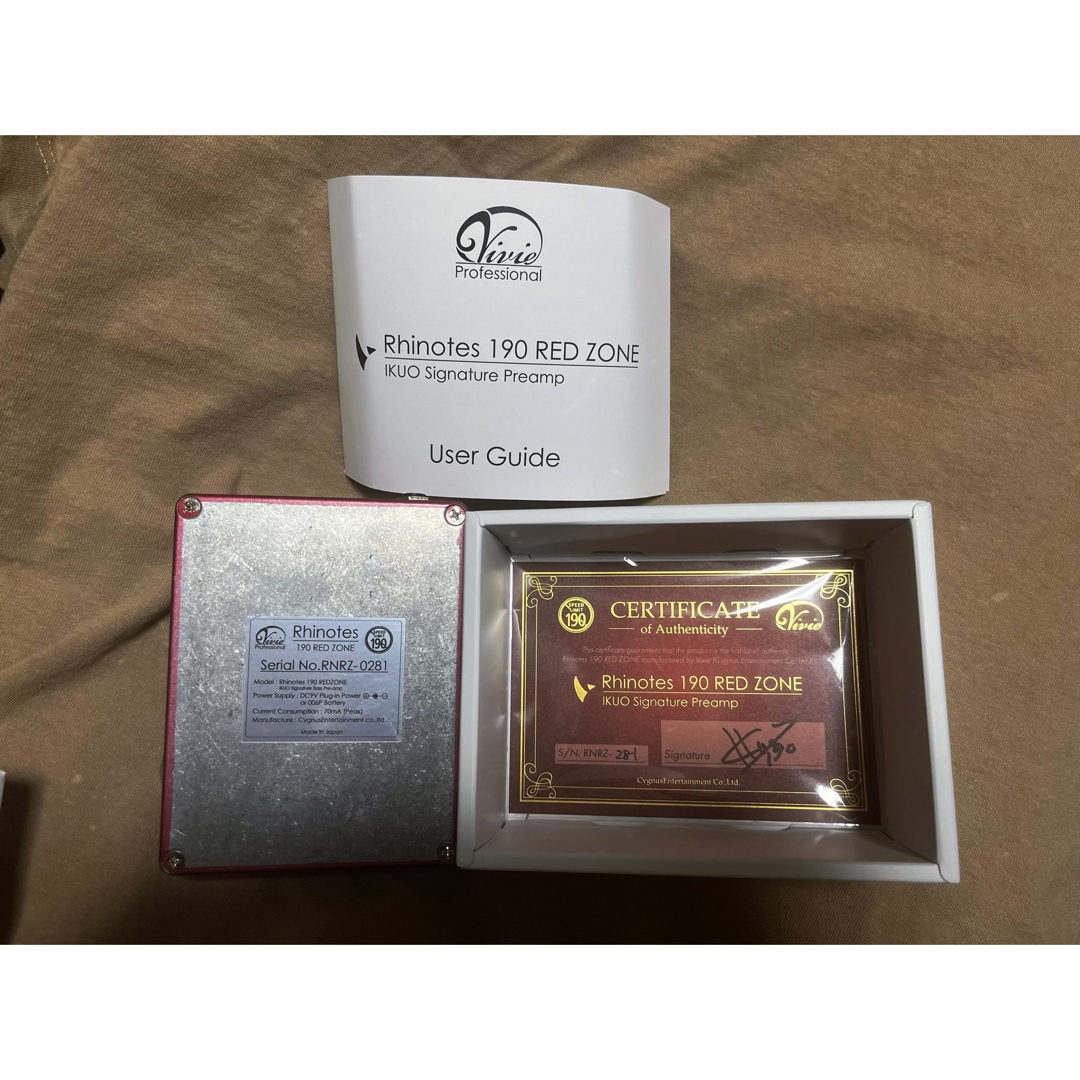 Vivie Rhinotes 190 RED ZONE ライノーツ