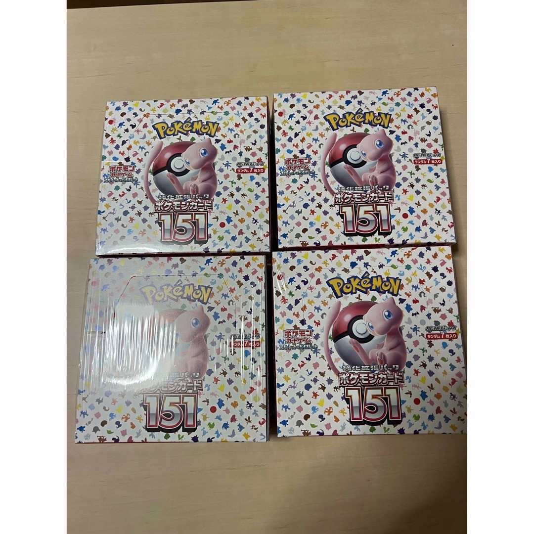 ポケモンカード151 シュリンク付き 5Boxの通販 by sea's shop|ラクマ