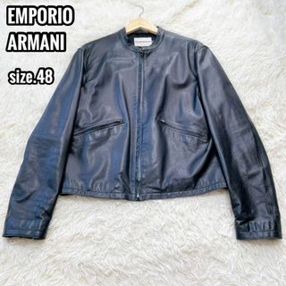 アルマーニ(Emporio Armani) レザージャケット/革ジャン(メンズ)の通販