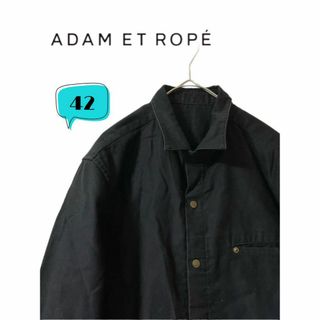 アダムエロぺ(Adam et Rope')のADAM ET ROPE' アダムエロペ　ワークシャツ　42(シャツ/ブラウス(長袖/七分))