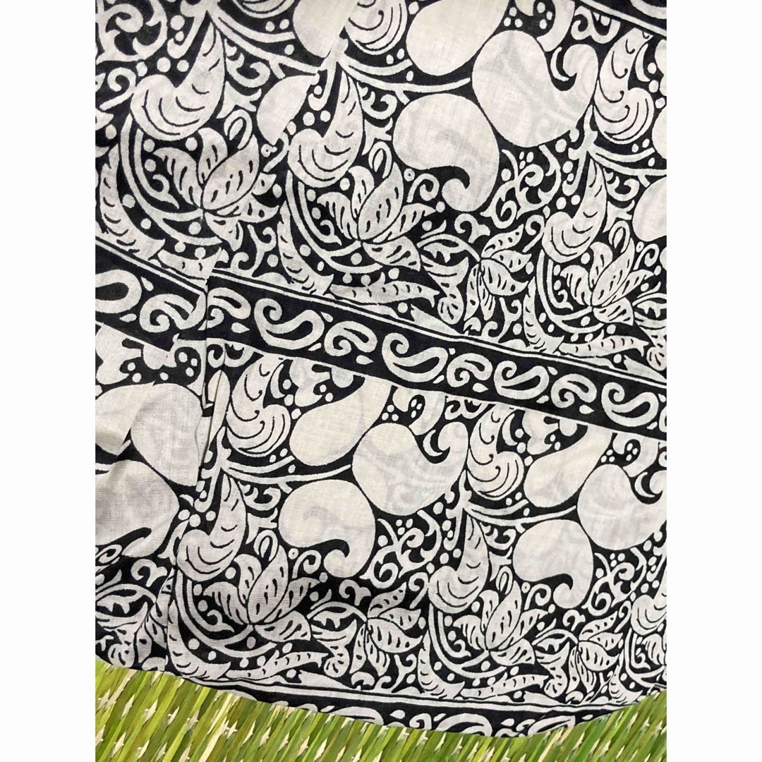UNIQLO(ユニクロ)のアナスイ ユニクロ ティアードロングスカート L ナチュラル コラボ　花柄 総柄 レディースのスカート(ロングスカート)の商品写真