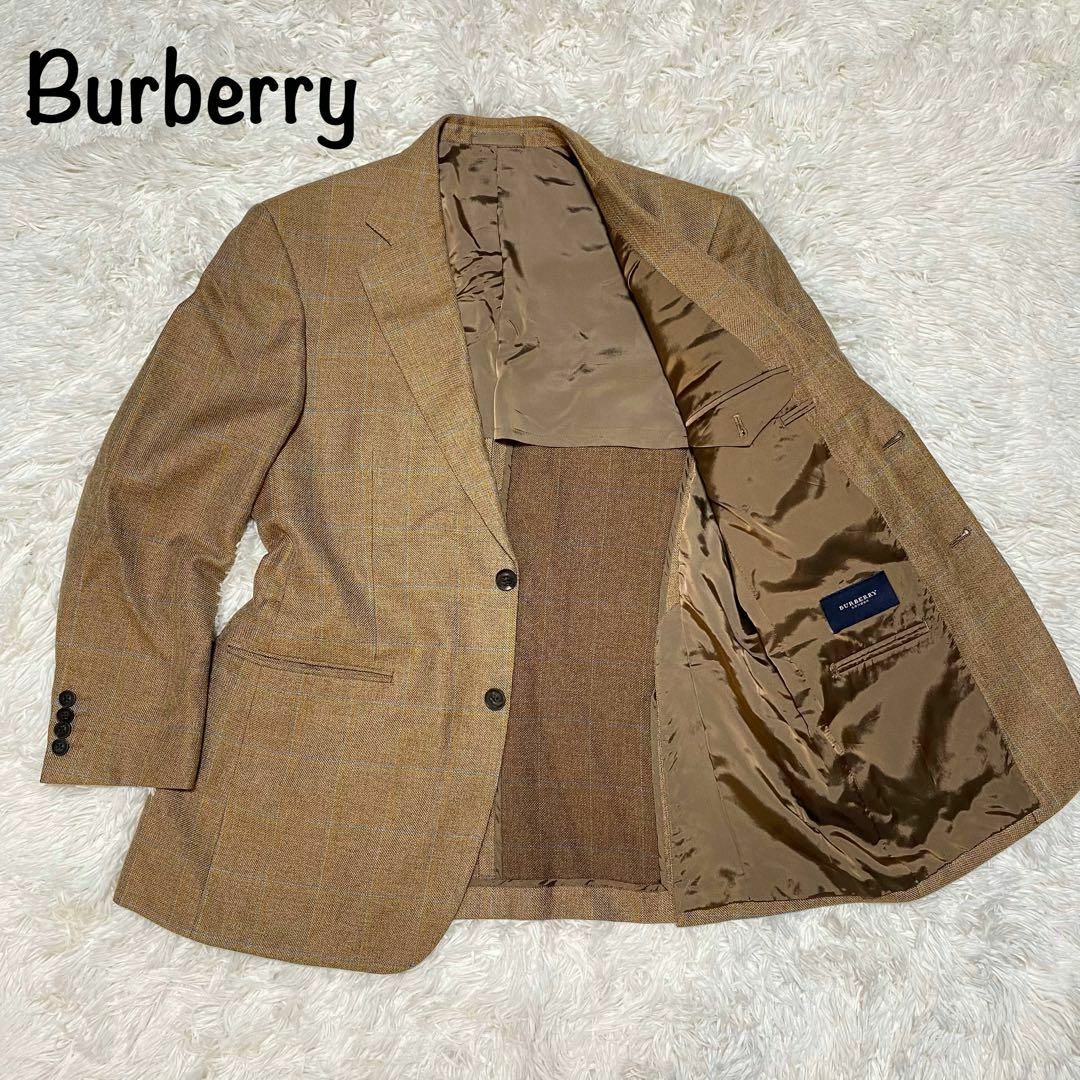 BURBERRY - 【美品】Burberry テーラードジャケット ベージュ シルク