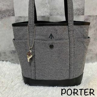 極美品】PORTER BROAD ARROW ホイッスル付き トートバッグ-