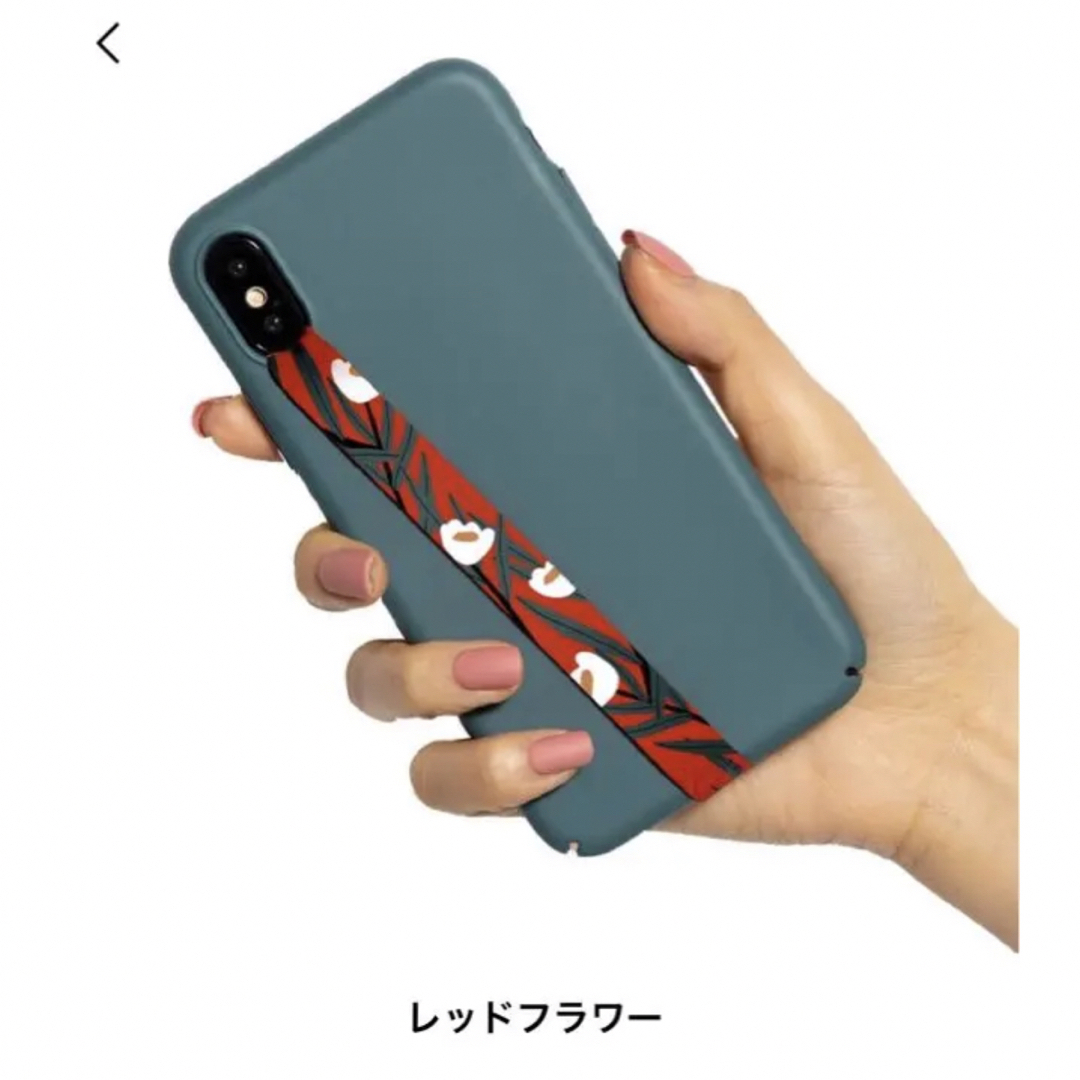 スマホ フォンストラップ 花 スマホ/家電/カメラのスマホアクセサリー(ネックストラップ)の商品写真