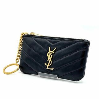 Saint Laurent - 美品 サンローラン コインケース ゴールド YSLロゴ