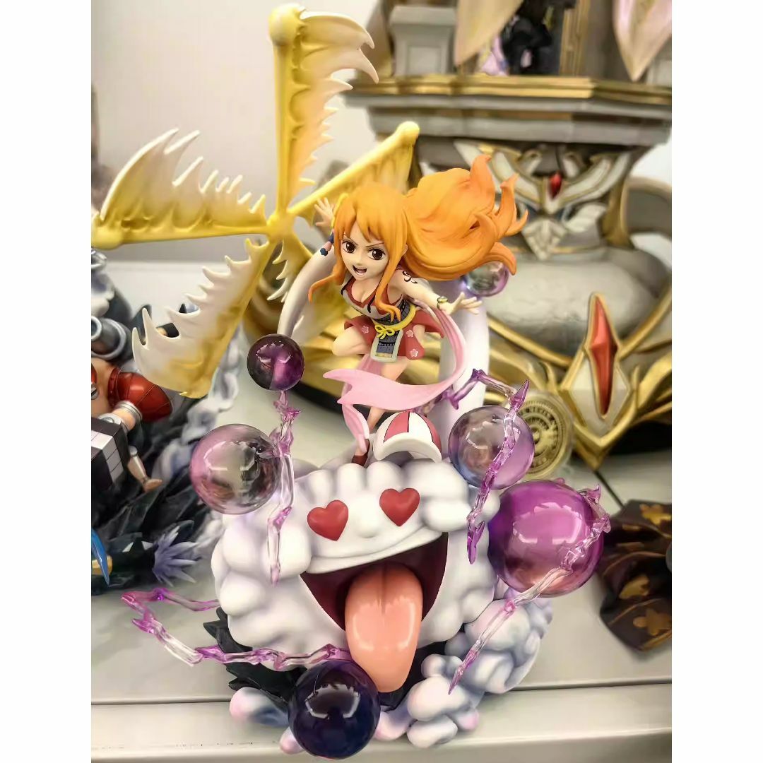 ワンピース 麦わらの一味 ナミ フィギュア ワーコレサイズ ガレージキット-