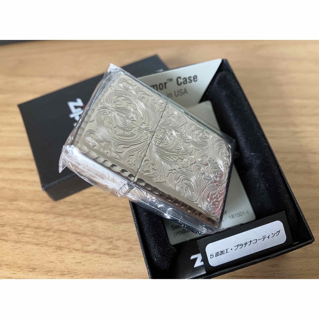 ZIPPO アーマー ジッポー ライター 正規品 ジッポ シルバー プラチナ